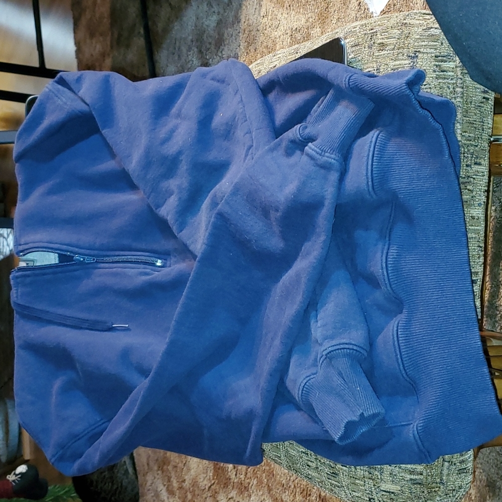 3/4 Zip Champion hoodie sweatshirt.